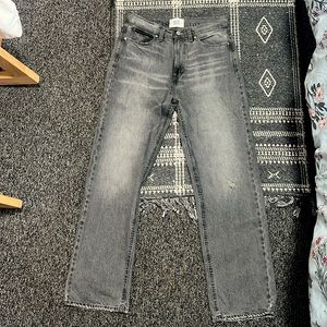 BDG High Wasted Cowboy Jeans | Distressed Black | Size 28